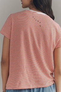 Clare V. Cotton Linen Classic Tee