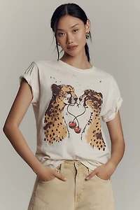 Letluv Cheetah Graphic Tee