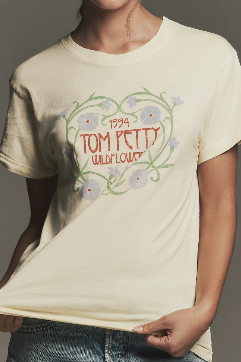Letluv Tom Petty Wildflowers Graphic Tee
