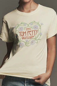 Letluv Tom Petty Wildflowers Graphic Tee