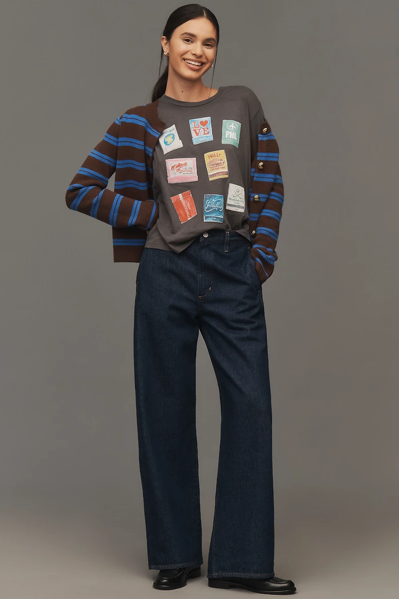 Letluv x Anthropologie Matchbook City Graphic Tee