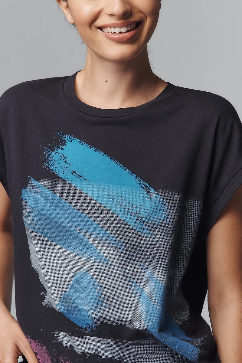 By Anthropologie Graphic Muscle Tee