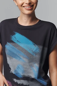 By Anthropologie Graphic Muscle Tee
