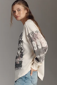 Pilcro Long-Sleeve Graphic Band Tee