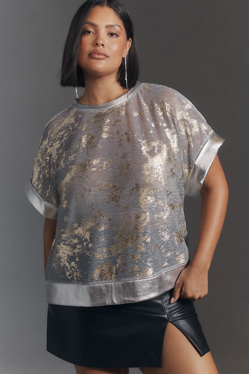 Pilcro Shine Shell Top