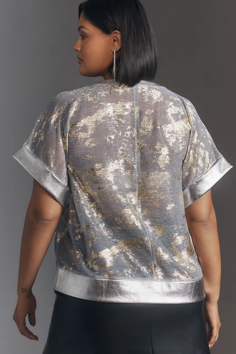 Pilcro Shine Shell Top