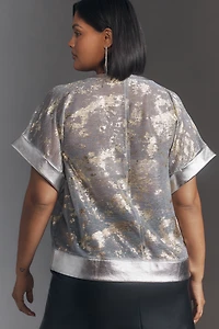 Pilcro Shine Shell Top