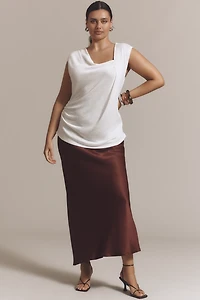 By Anthropologie Sleeveless Draped Top