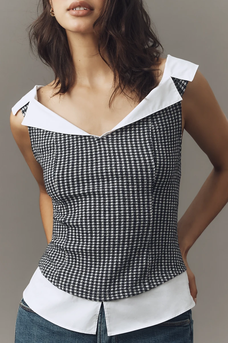 Maeve Twofer Off-Shoulder Top