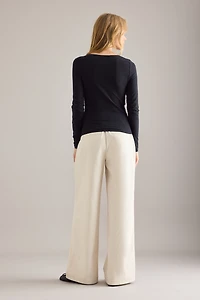 By Anthropologie Ruched Off-Shoulder Top