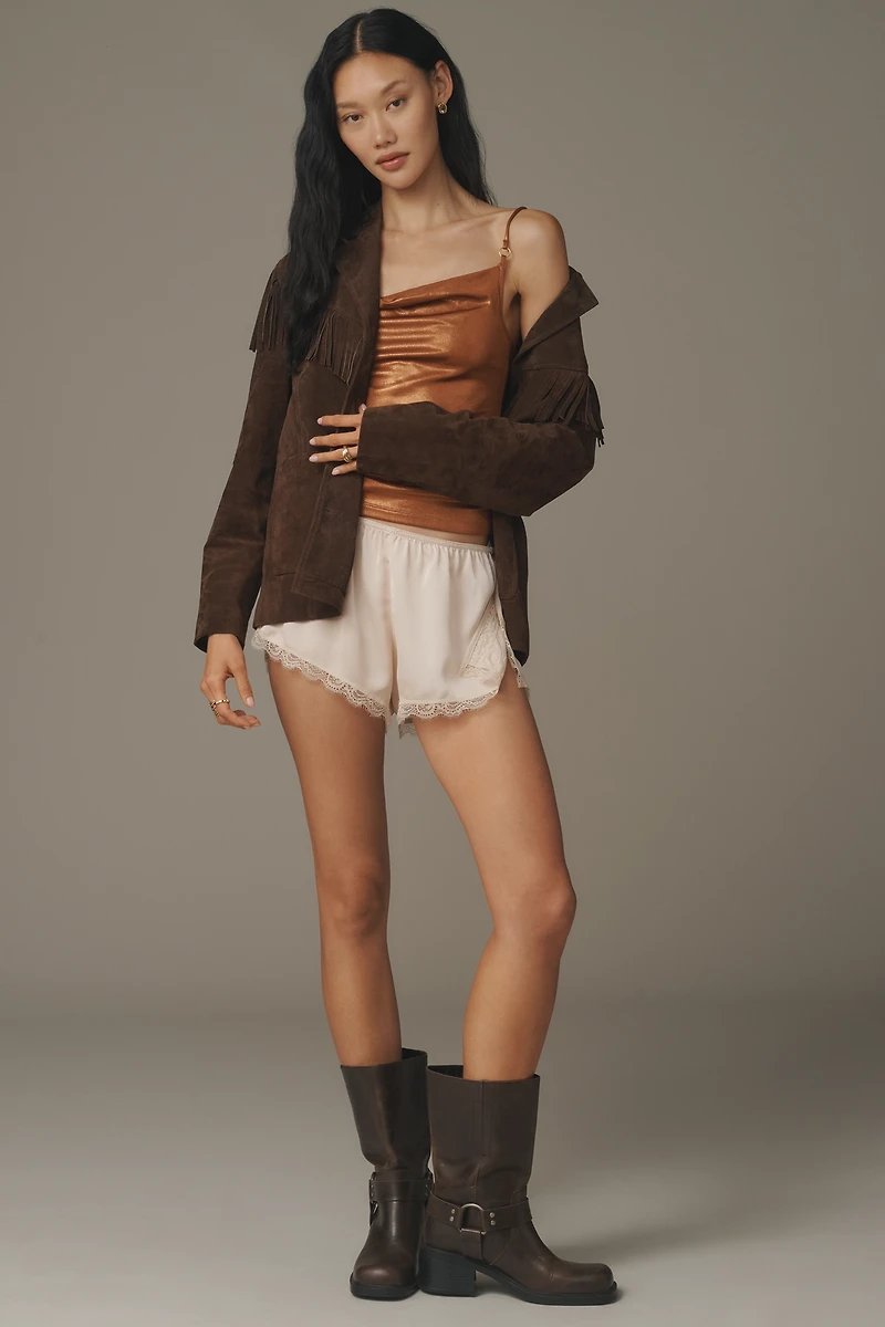 By Anthropologie Cowl-Neck Hardware Tank Top