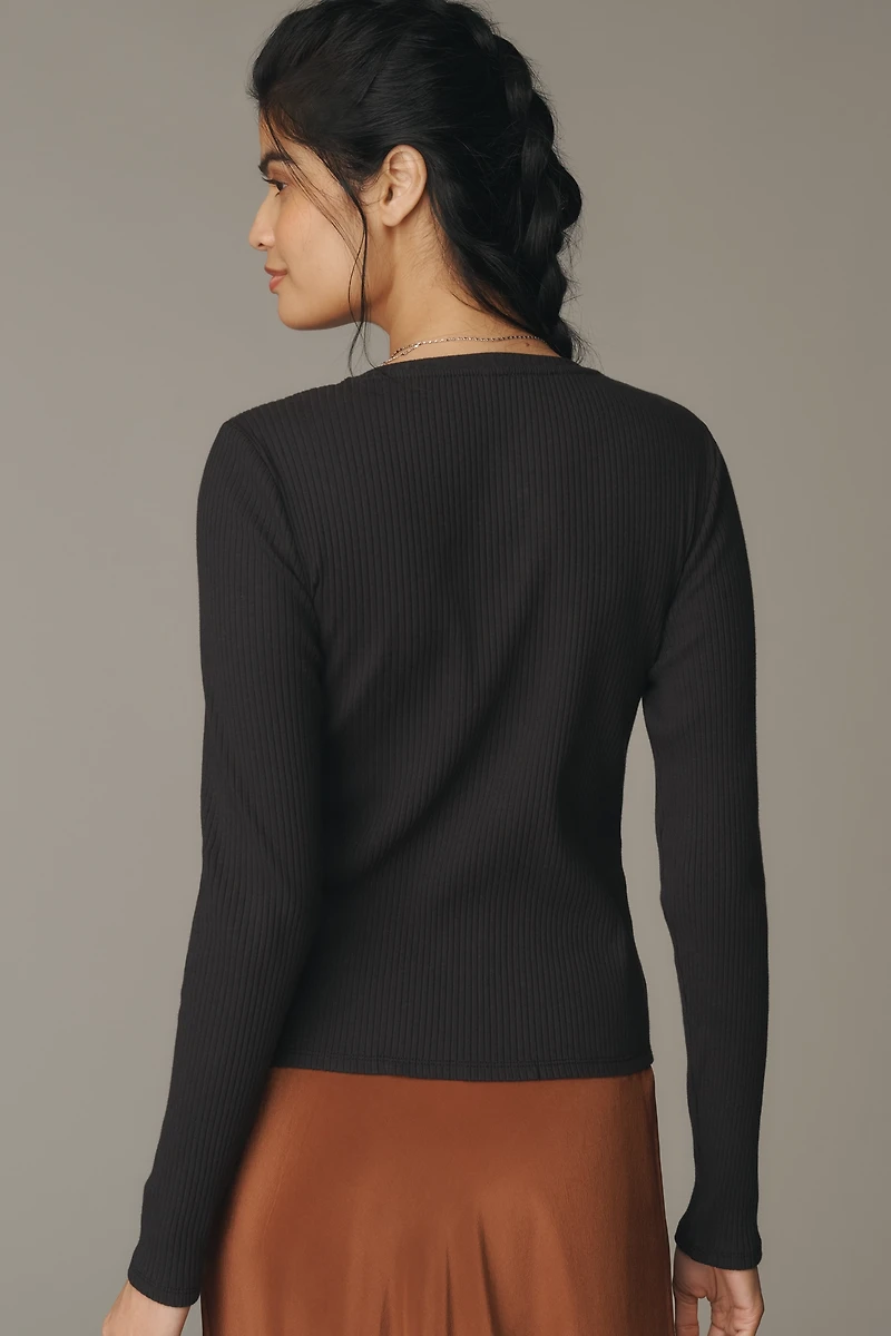 By Anthropologie Hoop-Clasp Hardware Cardigan Sweater