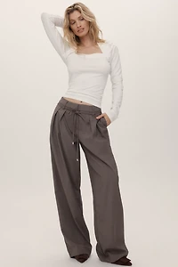 Maeve Long-Sleeve Shrug Top
