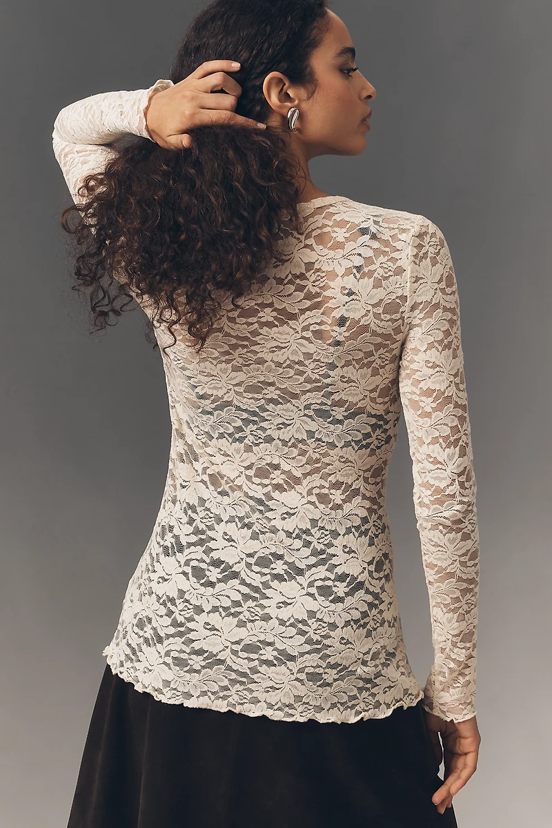 By Anthropologie Lace Cardigan