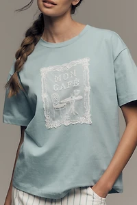 By Anthropologie Cotton Cafe T-Shirt
