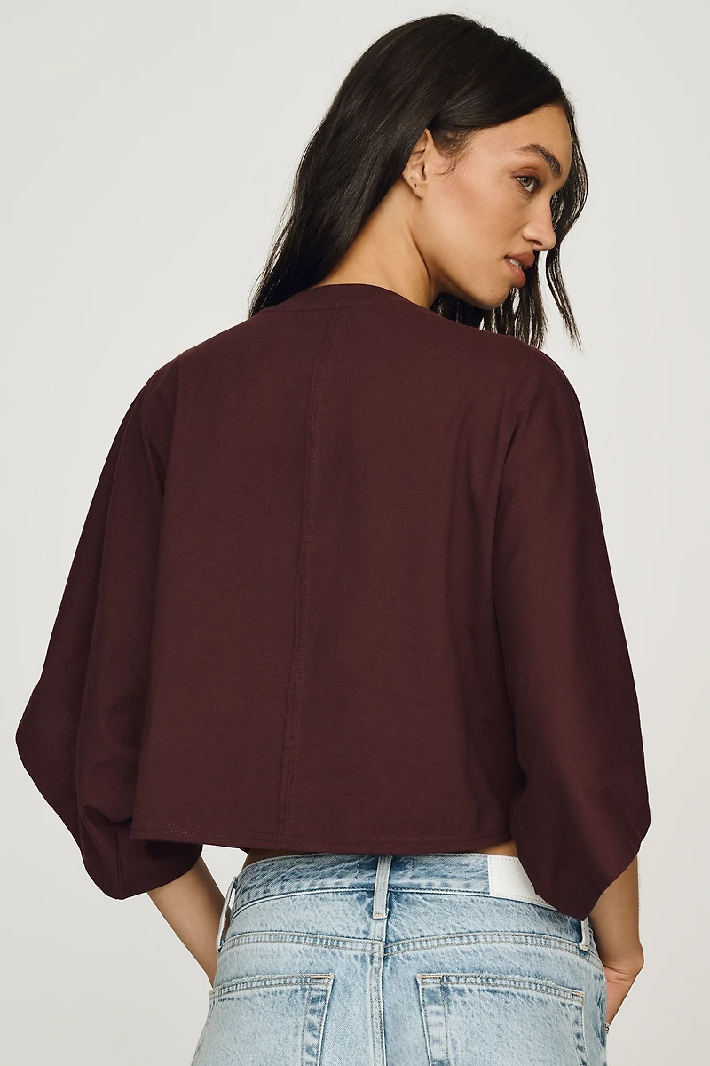 Pilcro Cotton Poncho Tee