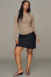 By Anthropologie Sheer Twist Top