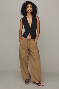 By Anthropologie Plunge-Neck Tank