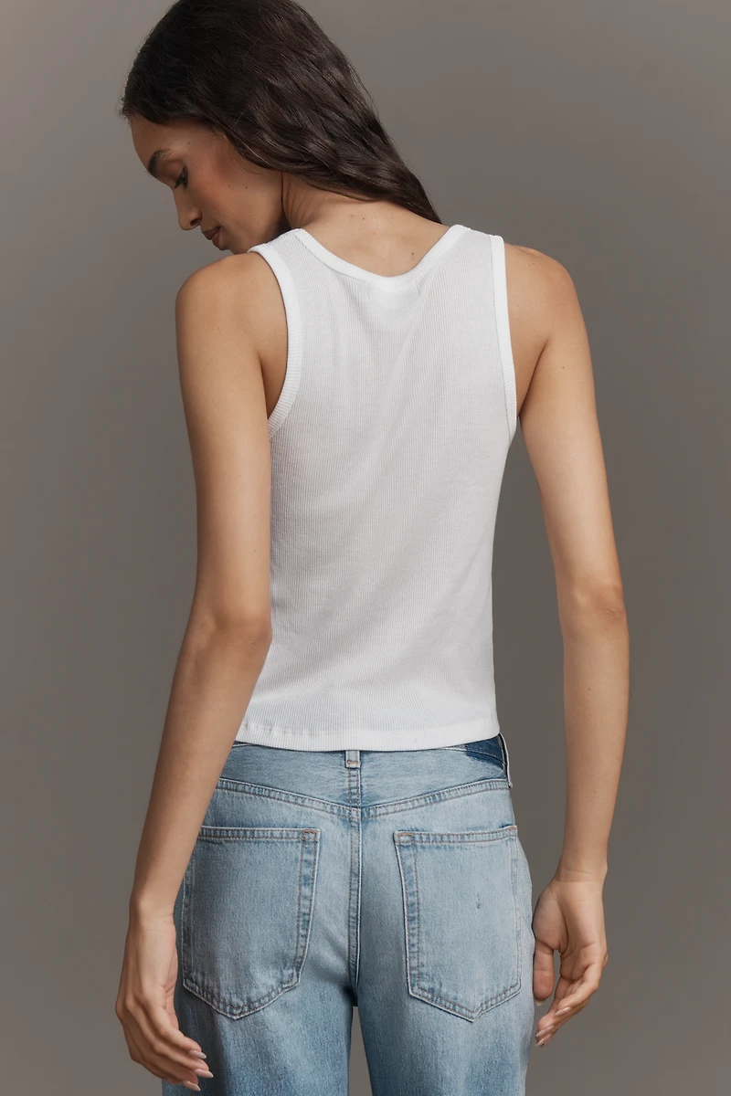 The Laundry Room LA Cats Ribbed Tank Top