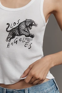 The Laundry Room LA Cats Ribbed Tank Top
