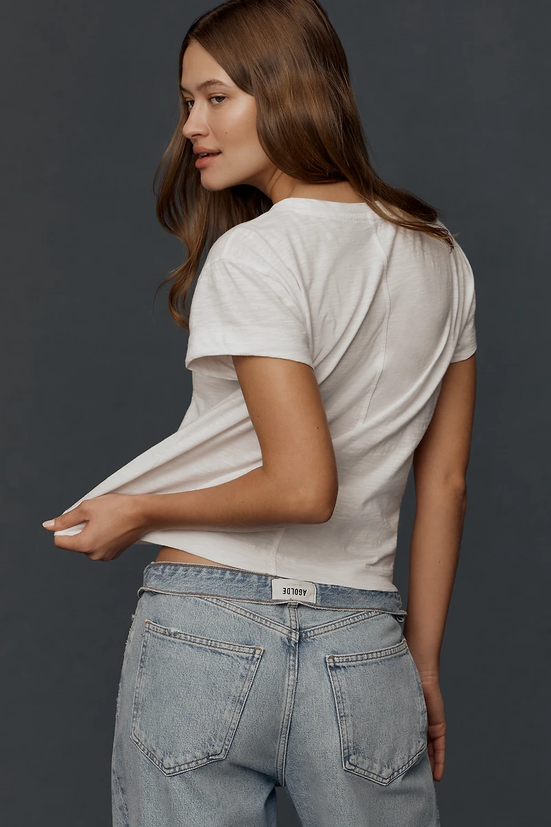 The Billy Regenerative Cotton Short-Sleeve Crew-Neck Tee by Pilcro