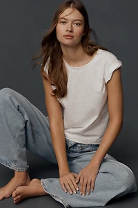 The Billy Regenerative Cotton Short-Sleeve Crew-Neck Tee by Pilcro