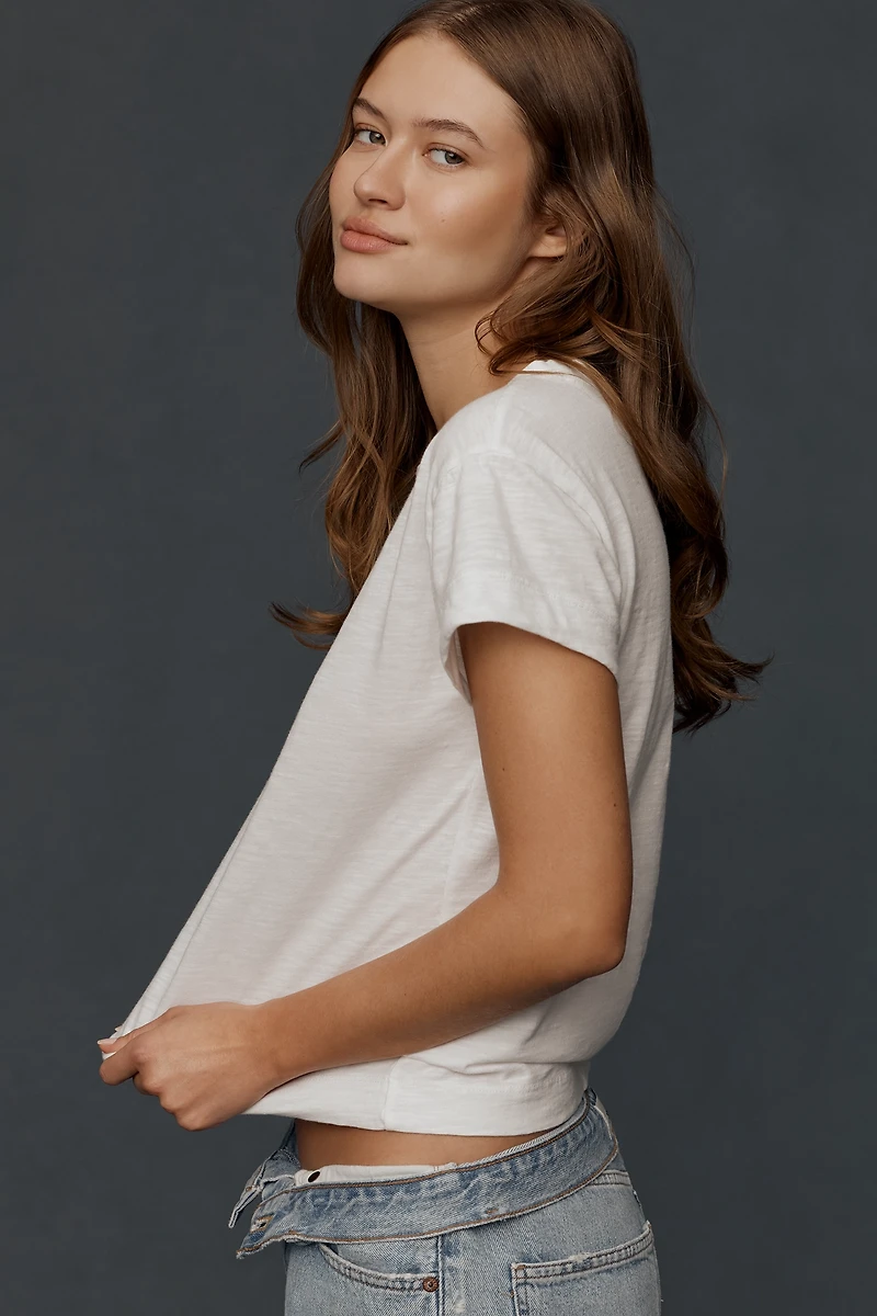 The Billy Regenerative Cotton Short-Sleeve Crew-Neck Tee by Pilcro