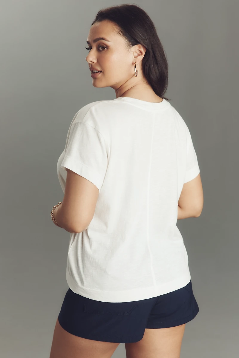 The Billy Regenerative Cotton Short-Sleeve Crew-Neck Tee by Pilcro