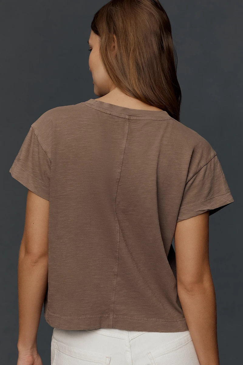 The Billy Regenerative Cotton Short-Sleeve Crew-Neck Tee by Pilcro