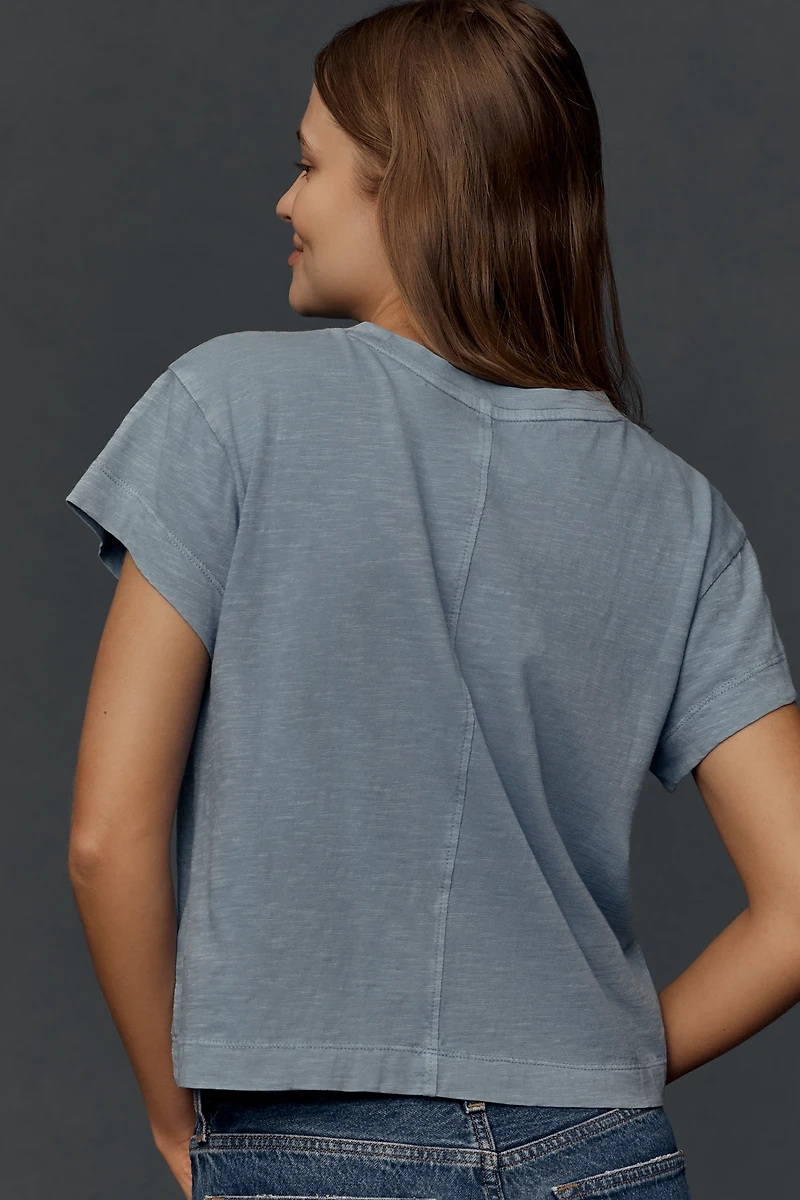 The Billy Regenerative Cotton Short-Sleeve Crew-Neck Tee by Pilcro