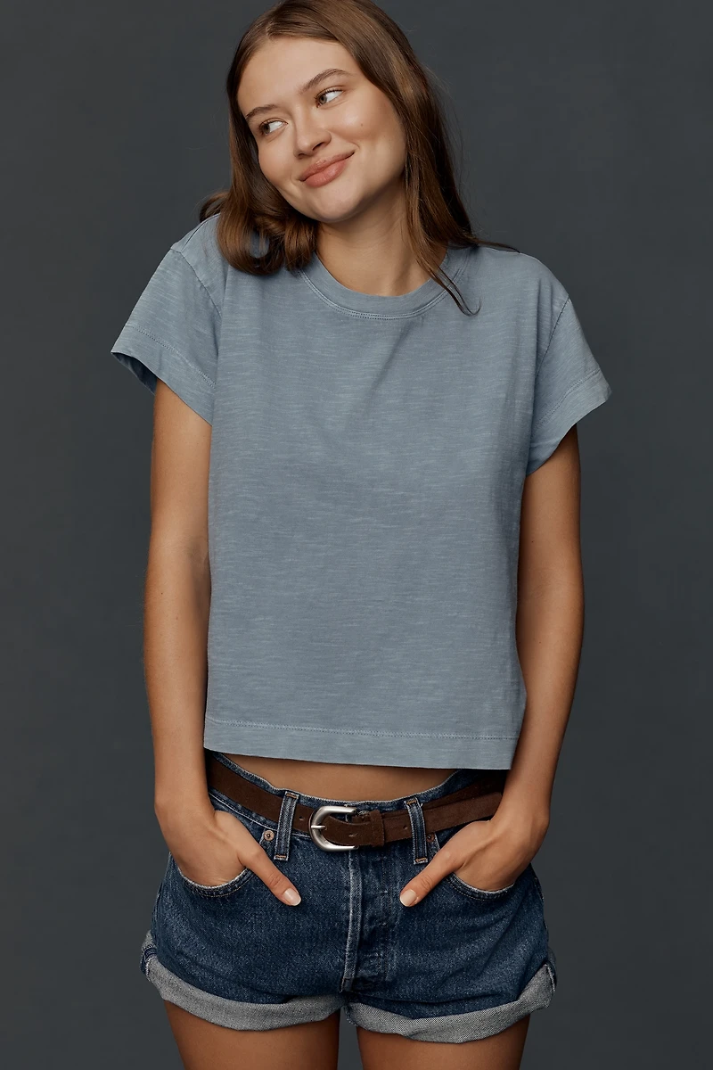 The Billy Regenerative Cotton Short-Sleeve Crew-Neck Tee by Pilcro