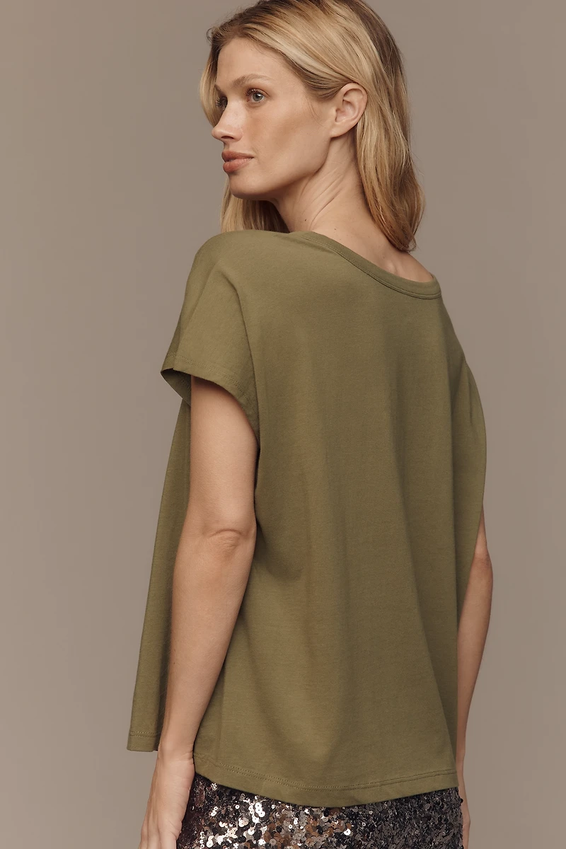 Maeve Embroidered Cocktail Tee