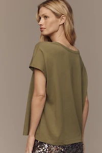 Maeve Embroidered Cocktail Tee