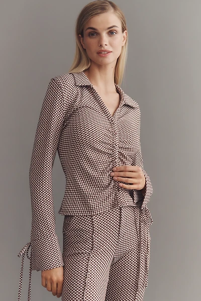 4SI3NNA Knit Buttondown Top