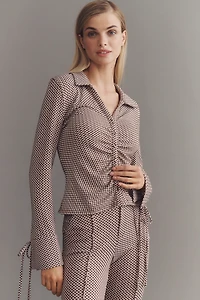 4SI3NNA Knit Buttondown Top