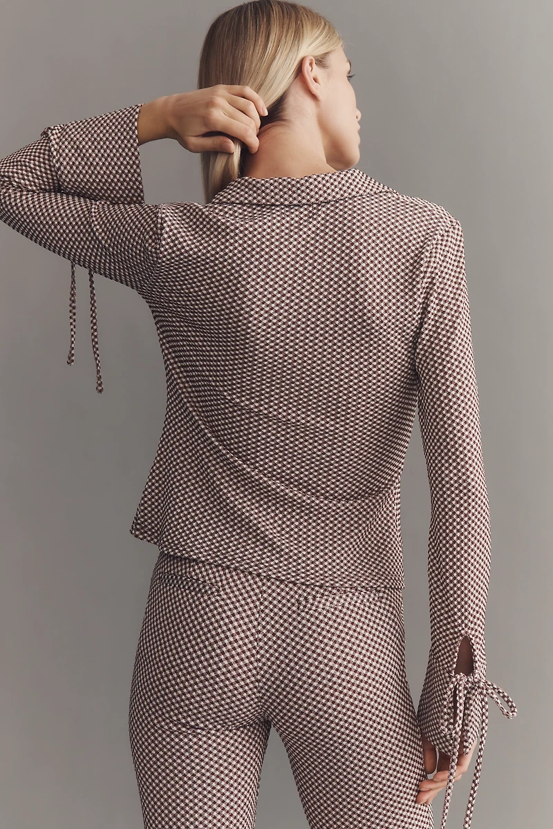 4SI3NNA Knit Buttondown Top