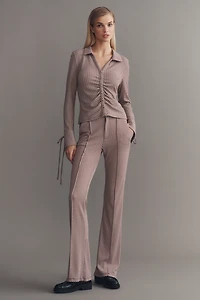4SI3NNA Knit Buttondown Top
