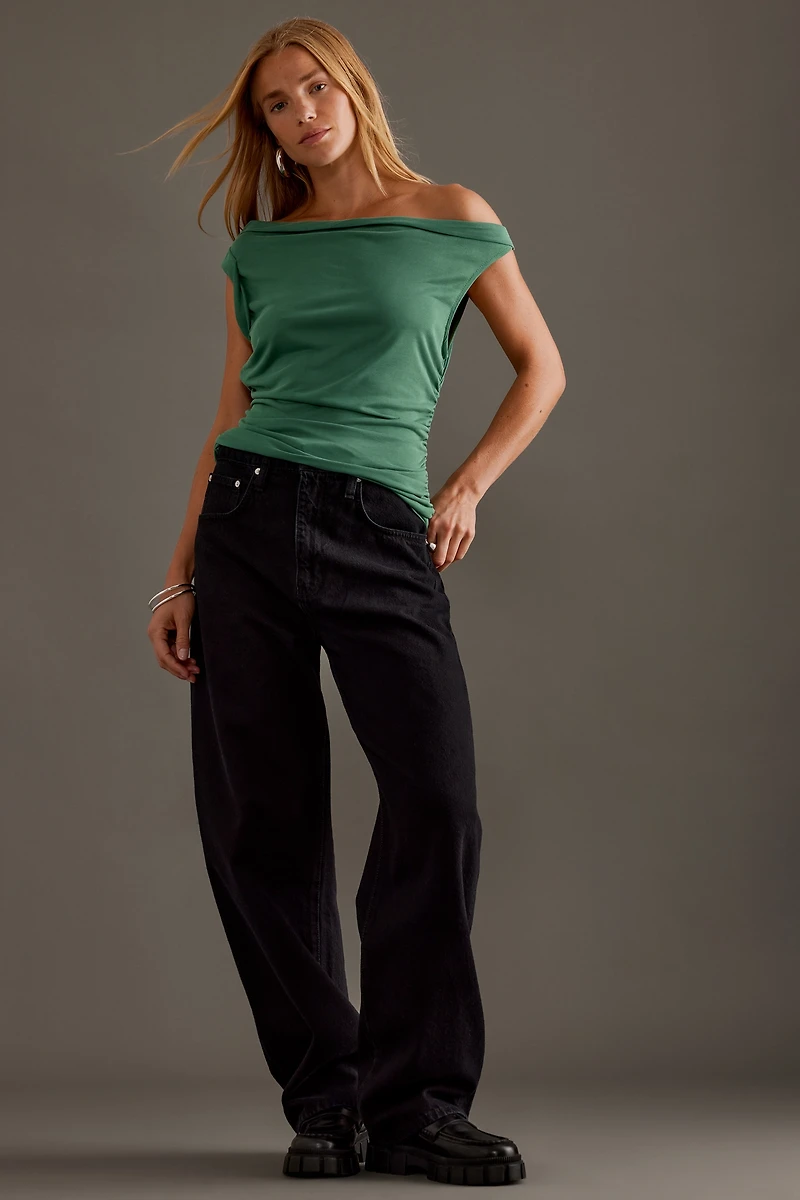 Pilcro One-Shoulder Top