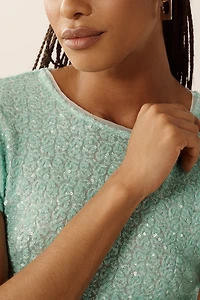 Maeve Sequin Tee