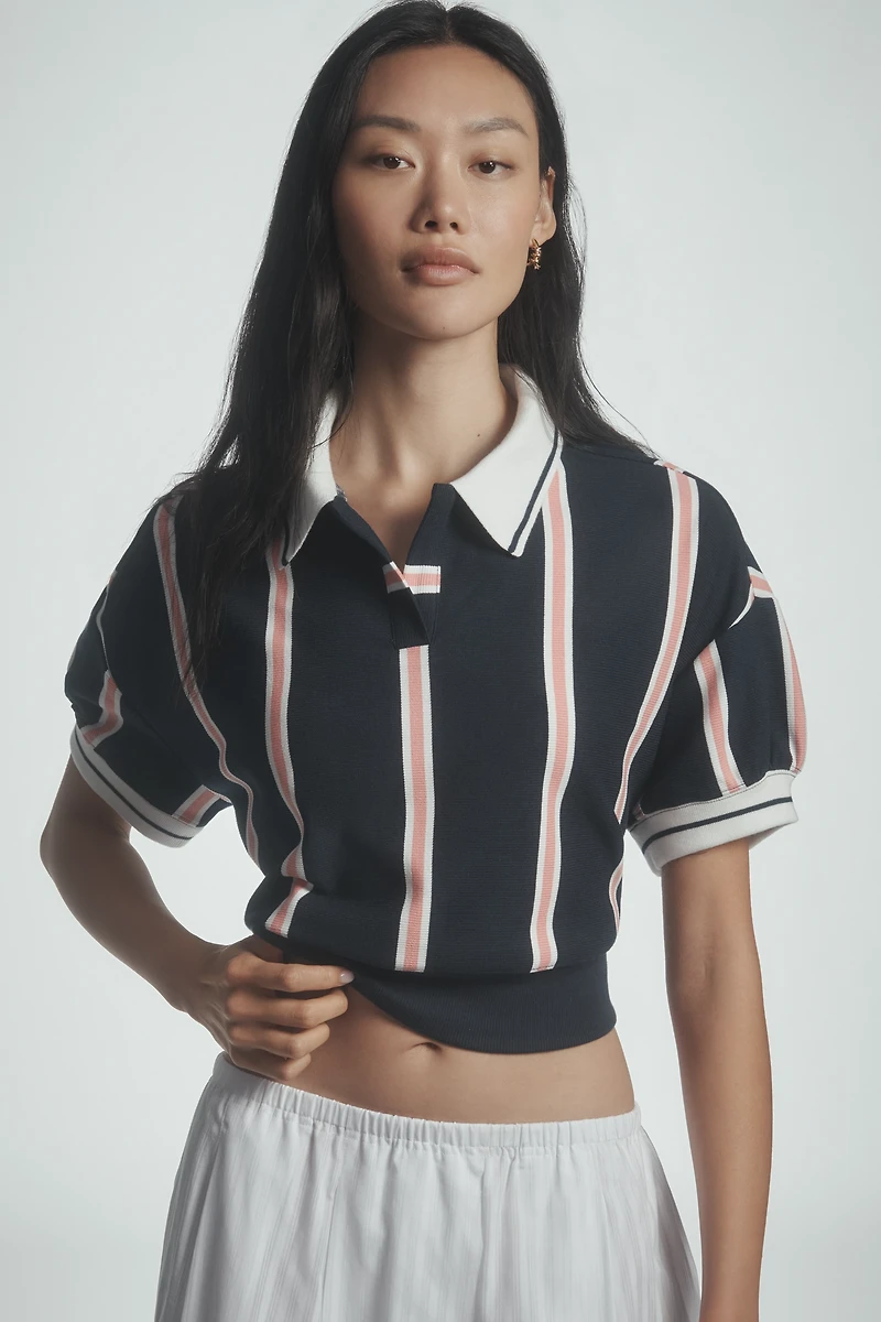 Maeve Sporty Polo Shirt