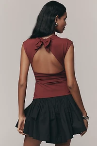 Maeve Bow-Back Muscle Top