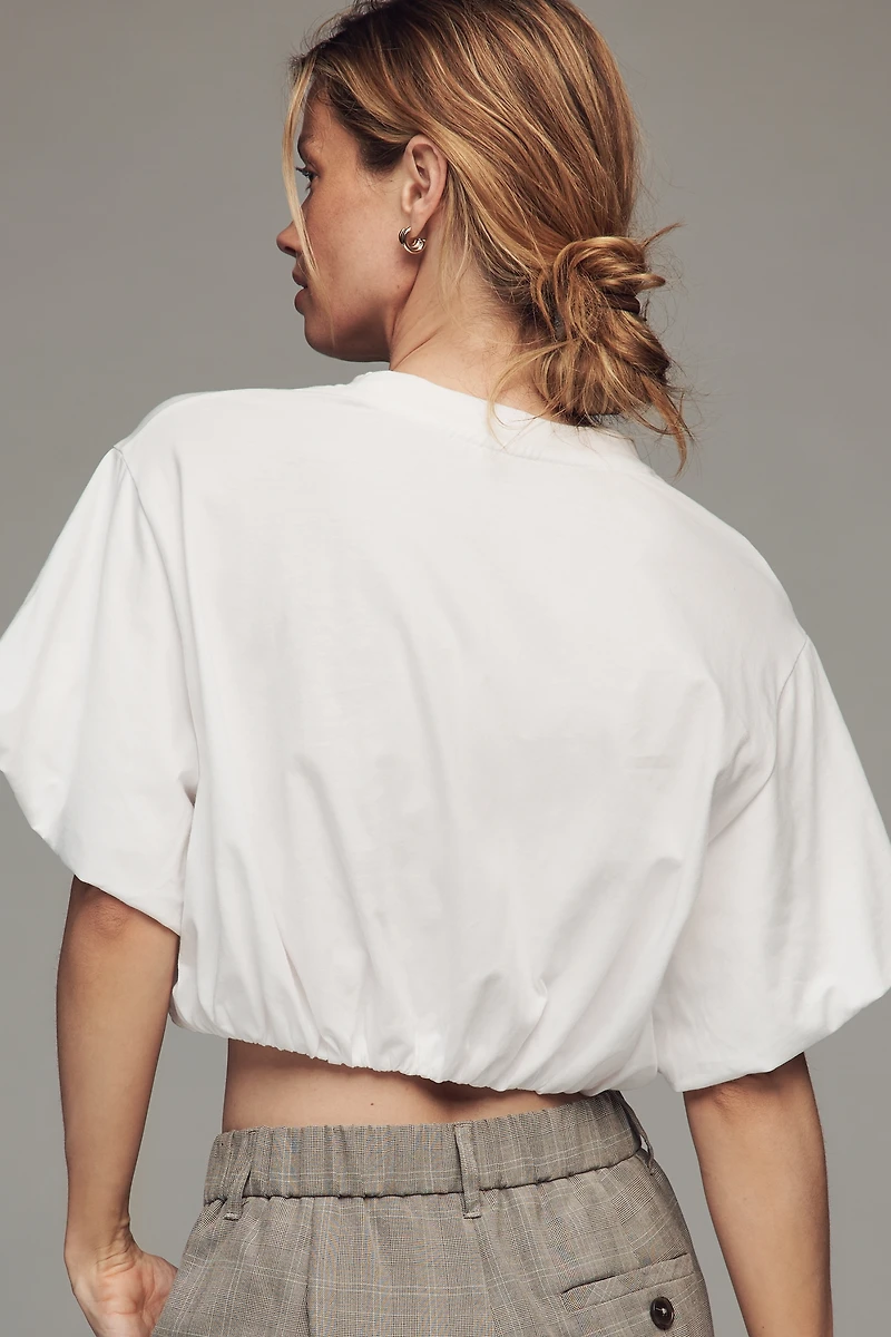 By Anthropologie Short-Sleeve Bubble T-Shirt