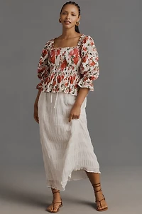 Smocked Sweetheart Blouse