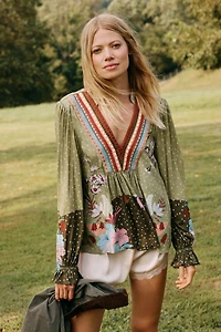 Bl-nk Stephanie Long-Sleeve Top