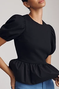 English Factory Bubble-Sleeve Blouse