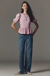 English Factory Bubble-Sleeve Blouse