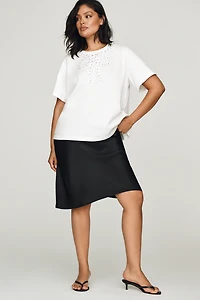 English Factory Pearl Bow Top