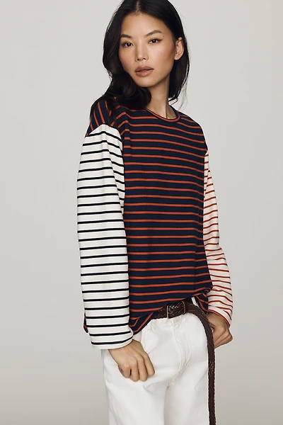 English Factory 100% Cotton Long-Sleeve Top