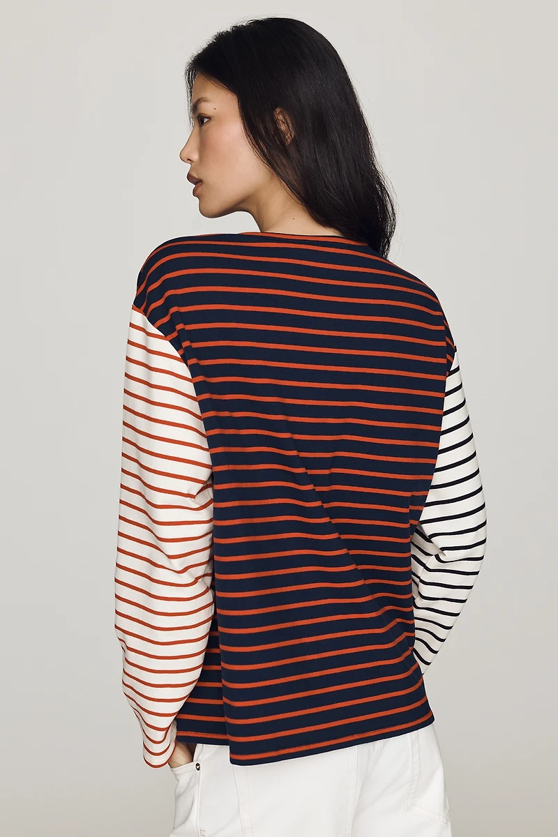English Factory 100% Cotton Long-Sleeve Top