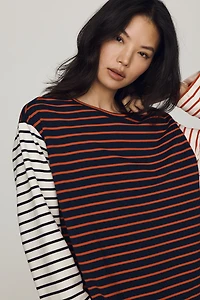English Factory 100% Cotton Long-Sleeve Top